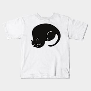 Black cat Kids T-Shirt